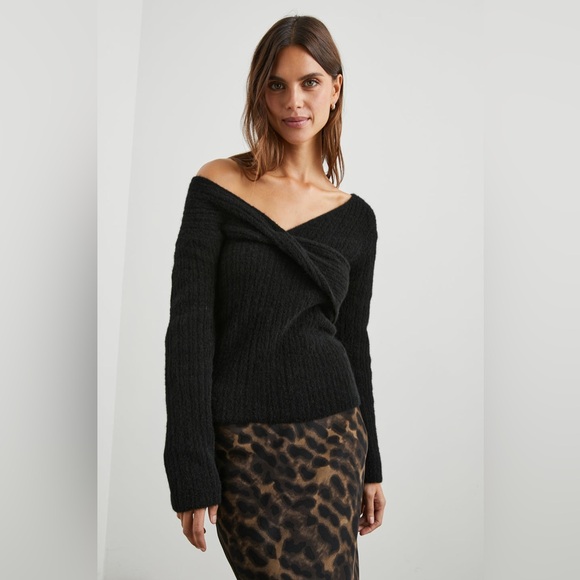 RAILS ~ FLORENCE SWEATER TOP in Flame - Picture 7 of 11